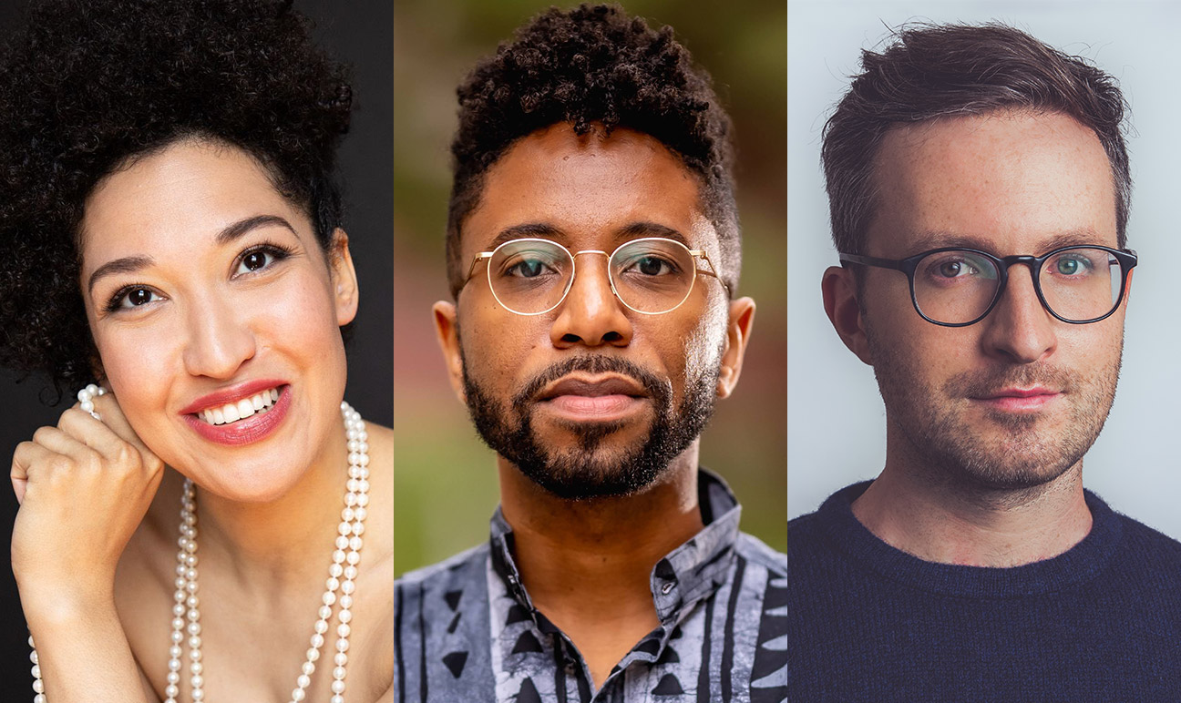 Julia Bullock, Soprano; Seth Parker Woods, Cello; Conor Hanick, Piano, at 92nd Street Y Julia Bullock, Soprano; Seth Parker Woods, Cello; Conor Hanick, Piano, at 92nd Street Y