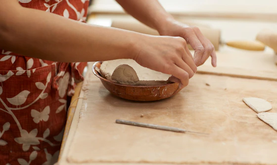 Family Workshop: Autumn Leaves in Clay (Ages 4+)