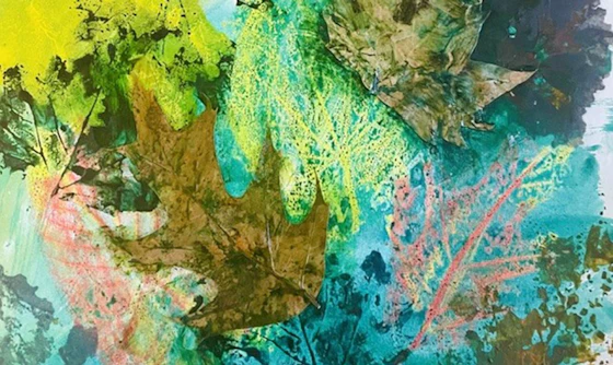 Family Workshop: Leaf Art - Rubbings, Resist & Prints (Ages 4+)