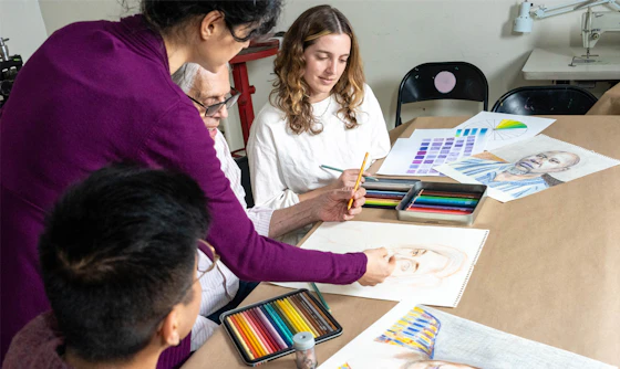 Portrait Drawing with Colored Pencil Workshop