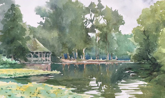 Summer Landscapes in Watercolor