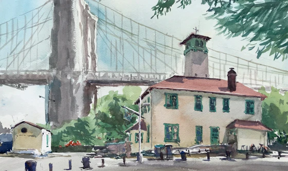 Watercolor on the Waterfront: Seaport & Dumbo
