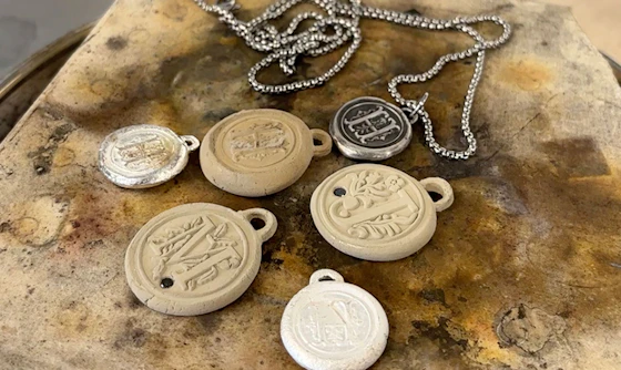 Getting Started: Personalized Silver Clay Charms (PMC)