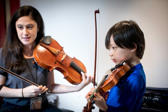 violin lesson
