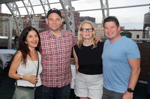 NEXUS members at 92NY rooftop event