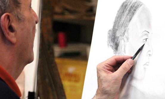 Portrait Drawing: Black & White to Color